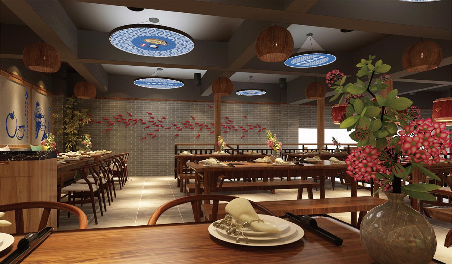叠彩如何让中餐厅的餐饮空间设计，蕴含中国传统文化底蕴？
