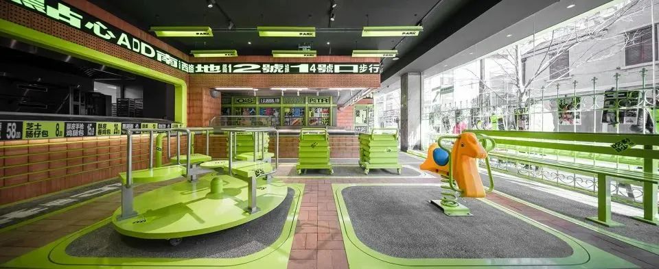 叠彩广莲申点心公园深圳餐饮空间设计，将公园搬进了店内